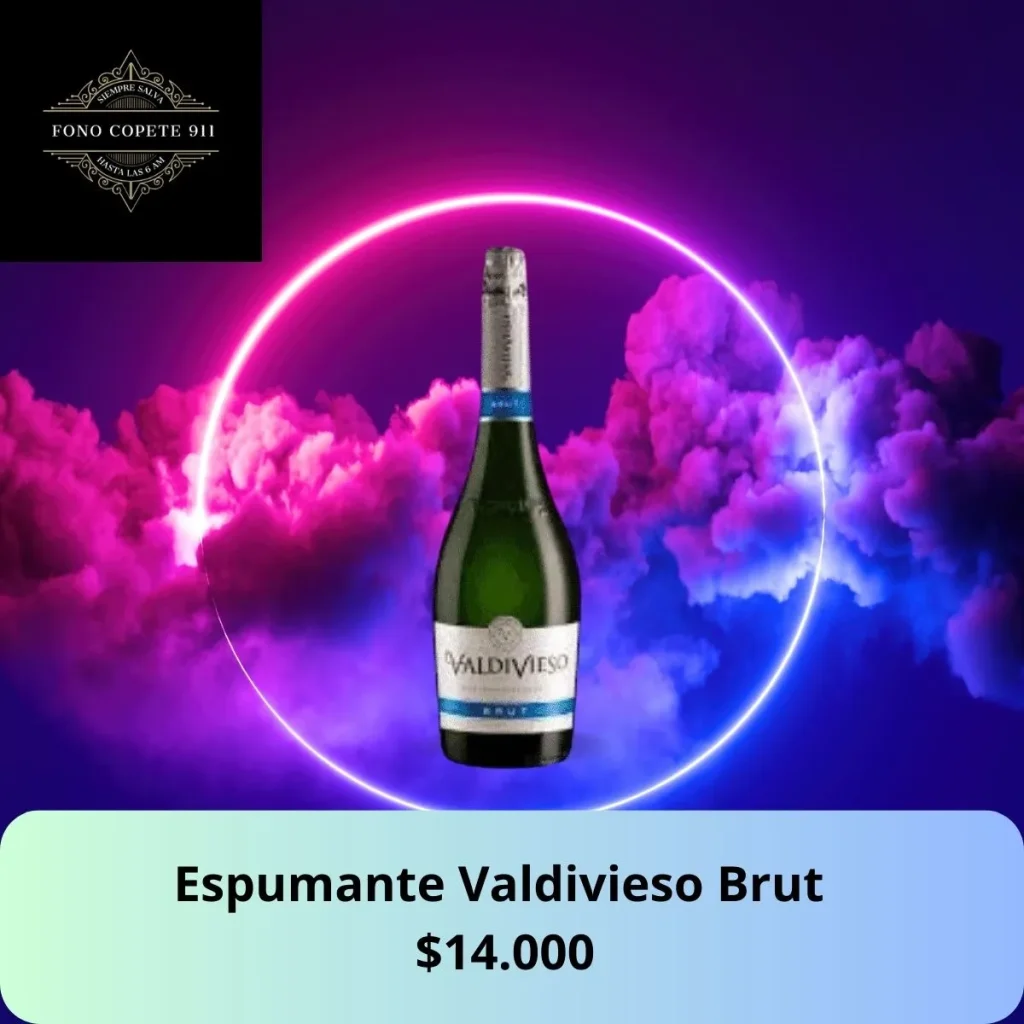 otella de espumante Valdivieso Brut 750cc con precio de $12.000 y servicio de delivery en Santiago.